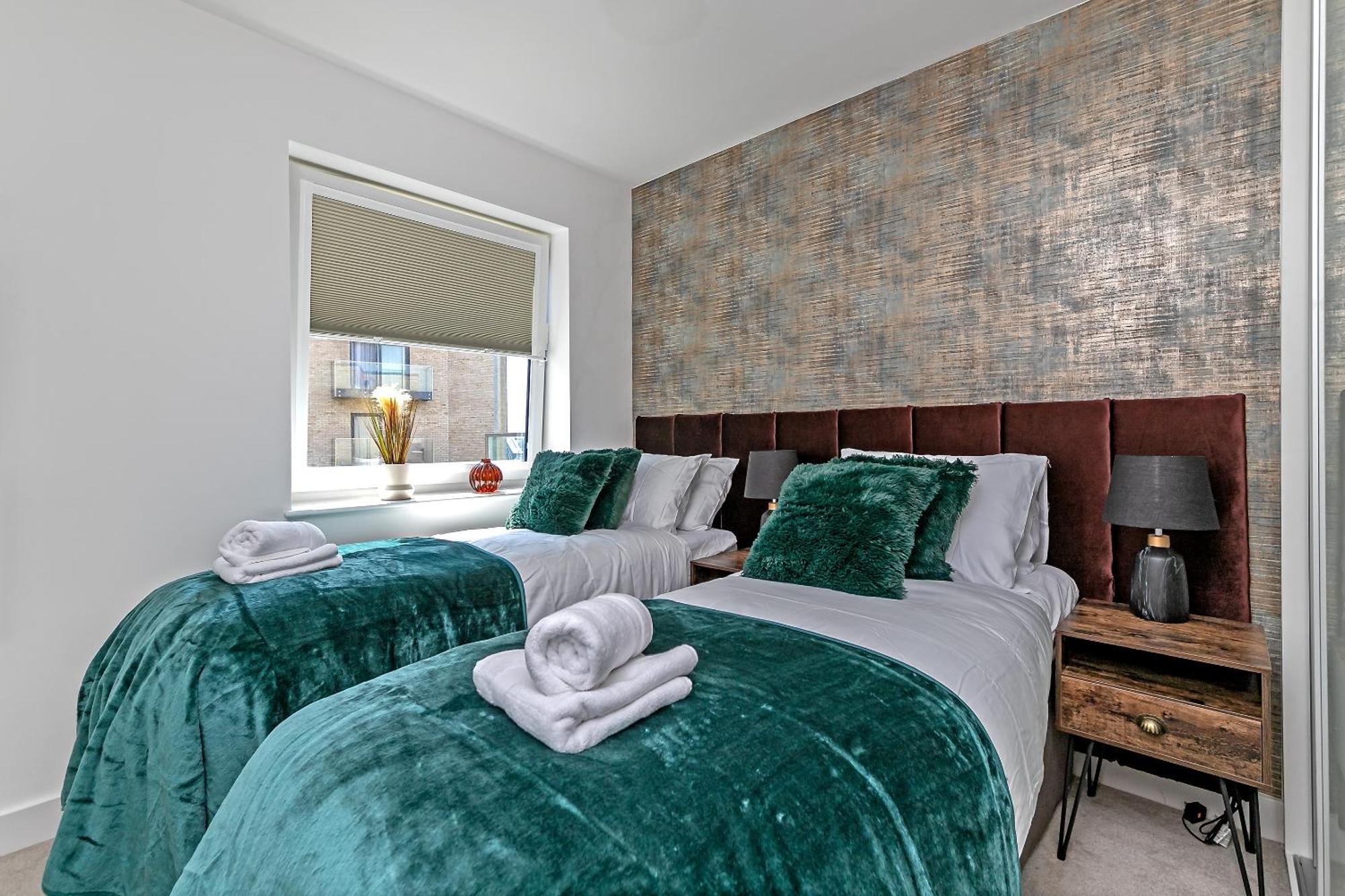 Apartment Airport Oasis: Luxury With Free Parking Luton (Bedfordshire)